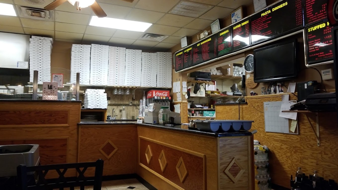 Inside Vincenzo's Pizza in Budd Lake, New Jersey